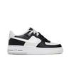 Nike Air Force 1 '07 LV8 для школьников 'Split - Black Phantom' (унисекс) Черные / Фантомные / Белые / Светло-серебристые Детские скейтбордические кроссовки FB9035 002