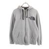 NT61501X Outdoor Long Sleeve Zip Hoodie L Gray Logo Men's Used