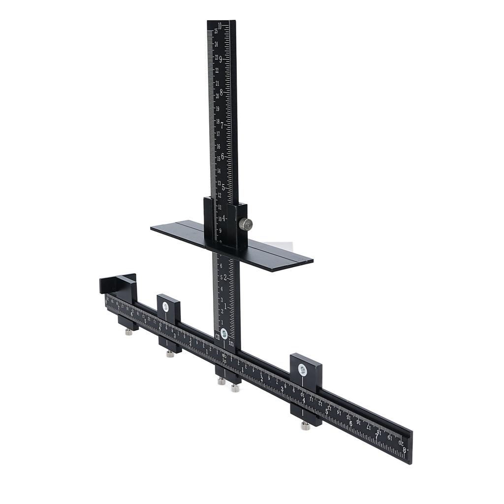 Шаблон для установки мебельной фурнитуры из алюминиевого сплава, точный шаблон для ручек шкафов, инструмент, пуансон, кондуктор для сверления