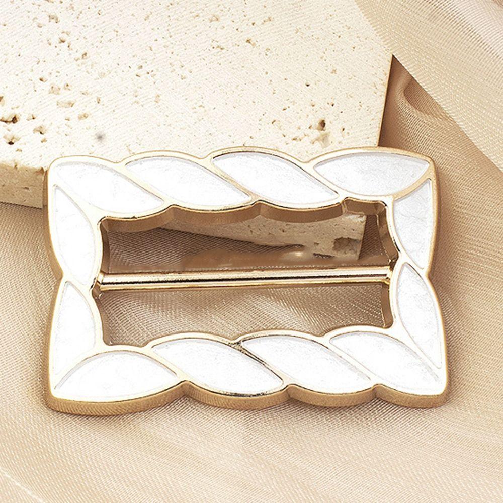 Waist Buckle Scarf Ring Corner Knotted Buttons Coat Adjustment Button Scarf Buckle Belt Button