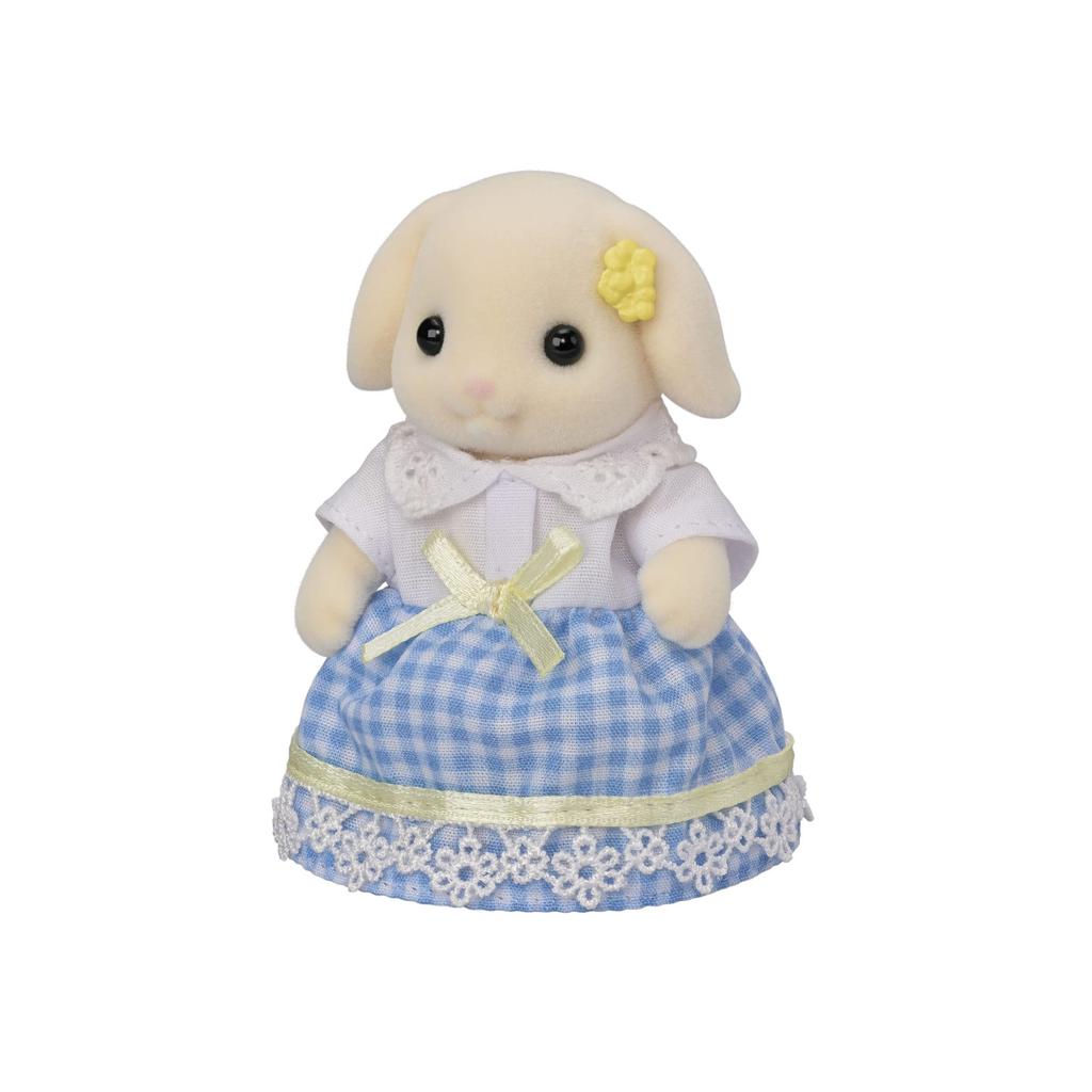 Куклы Sylvanian Families Кролик ST Mark Возраст 3+ и Игрушка Sylvanian EPOCH [Семья Флоры] FS-50 Сертифицировано, Вверх, Кукольный домик, Семьи,