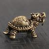 Брелок-подвеска из латуни с изображением дракона и черепахи, украшения, талисман, креативные поделки