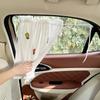 Universal Suction Cup Curtain Flower Car Window Sunshade Cover Cartoon Side Window Sunshade Uv Protection For Kid Baby Children