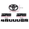 5 pièces d'emblèmes de logo de voiture ABS OVERLAY pour Toyota 4Runner TRD, autocollants pour calandre avant, aileron de coffre,
