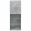 TV Cabinet with LED Lights Concrete Grey 40.5 x 30 x 102 cm