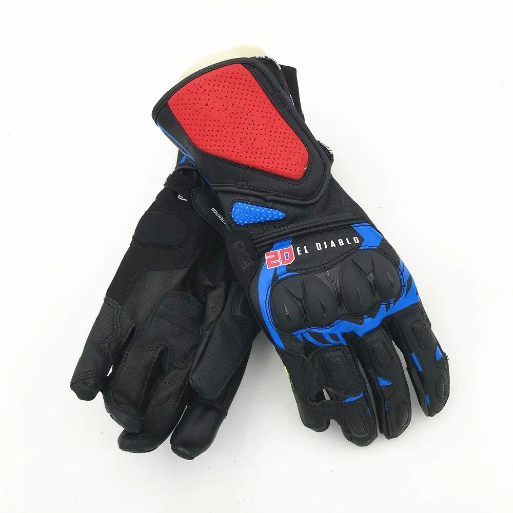 New SP-8 V3 LEATHER GLOVES Motorcycle Anti-Fall Summer Long Gloves Touch Screen