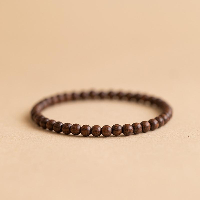 High Quality Fashion Natural Sandalwood Bracelet For Women Girls Retro Exquisite Beaded Bracelet Jewelry Accessories Gifts