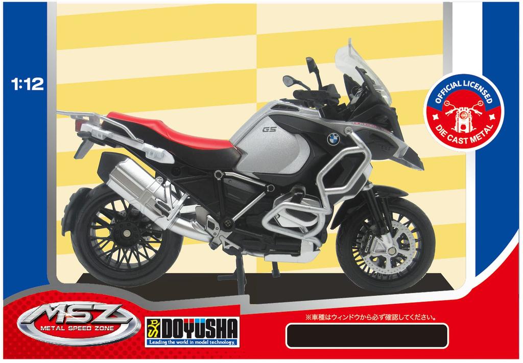 Doyusha Diecast Motorcycle 1/12 Scale BMW R1250 GS Red Finished Product