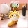 Animal Plush Cat Doll With Pp Cotton Filling For Bag Decoration And Gift