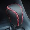 Leather Car Shift Handle Cover Non-Slip Car Interior Accessories Durable Shift Knob Cover  for Car