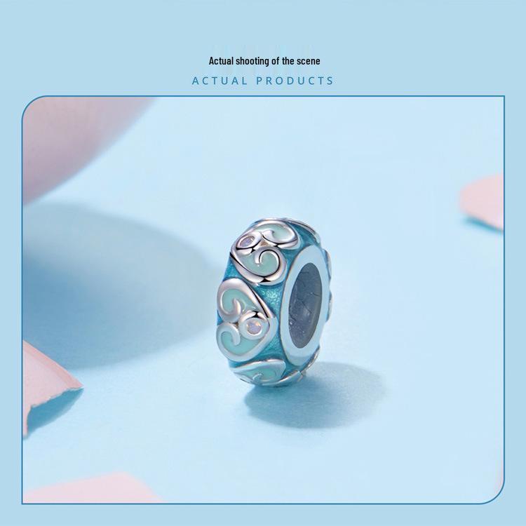 Yinziyun Sterling Silver Easter Egg Rabbit Bracelet Kit with S925 Beads and Spacers