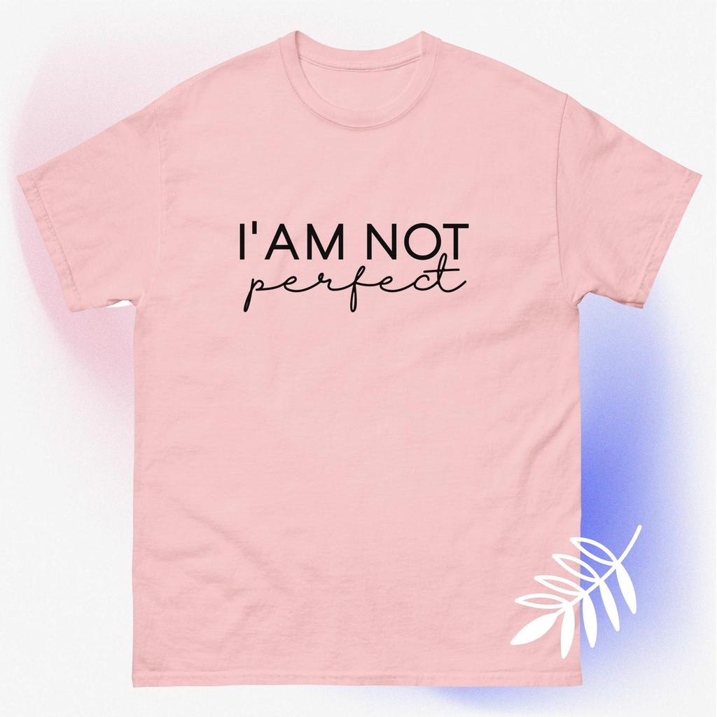 Unisex Classic Cotton Tee: "I'M NOT" Graphic Shirt and kids tshirt
