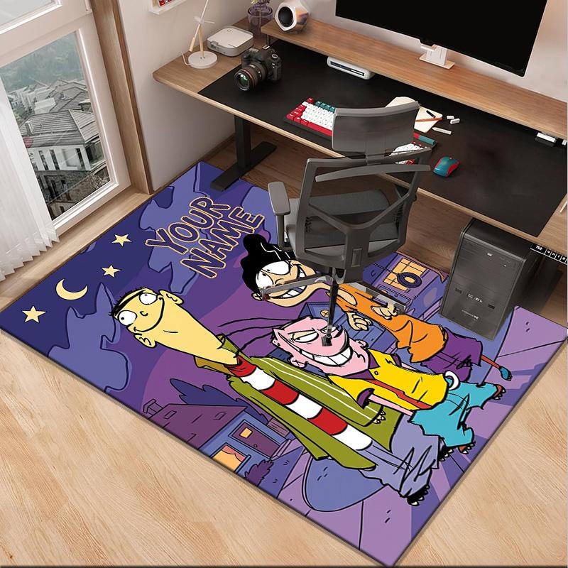 Custom NameEd Eddy Mystery Carpet, Indoor Rug, Chair Rug, Living Rooms, Doormat Made From Polyester Home Decor Birthday Christmas Gifts