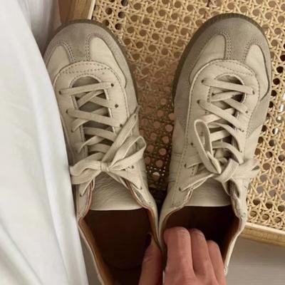 Весна и лето новая ниша удобные ретро женские старая кожа универсальные спортивные туфли повседневные кеды