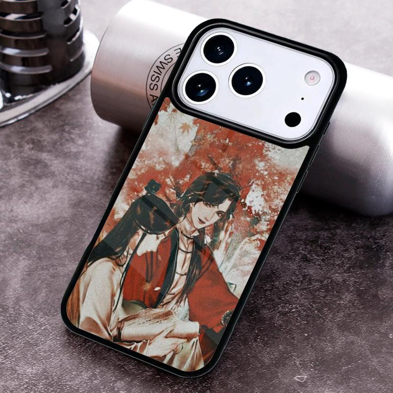 Чехол в китайском стиле Тянь Гуань Ци Фу для iPhone 17 16 15 14 13 12 11 Pro Max Plus 17Air Мягкий силиконовый чехол