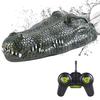 1 Set Compact Rechargeable Interactive Toys USB Charging Remote Control Toy Simulation Crocodile Boat Birthday Gift
