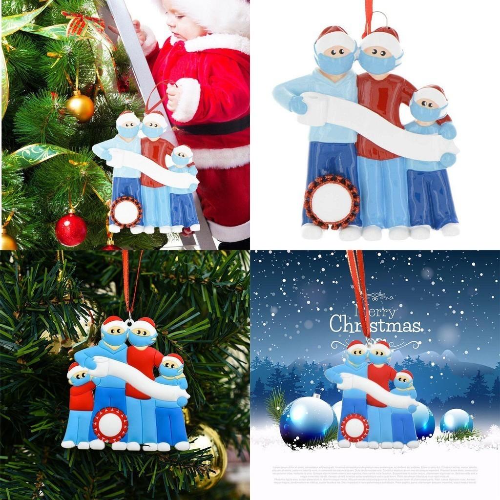 Diy Family Name Personalized 2020 Christmas Tree Hanging Ornament For Unique Holiday Decor