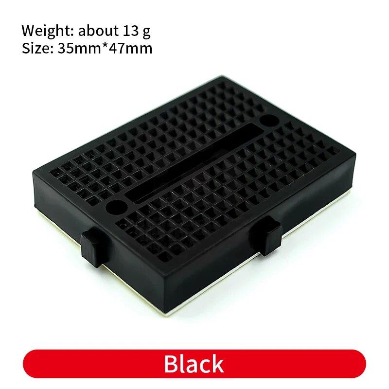 Макетная плата 400 700 750 830 отверстий MB-102 Беспаечная печатная плата Мини-тестовая плата ZY-204 1600 точек Прототип платы Перемычка Кабель DIY Kit