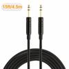 6.35mm Conversion Cable, CableCreation Balanced Cable, 6.35mm 1/4" TRS to 6.35mm 1/4" TRS Balanced Stereo Audio Cable, Male to Male (M-M), 6.35mm Conv