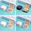 Jewelry Mini Storage Box Earrings Rings Organizer with Soft Lining Large Capacity Compact Design Portable Storage Display Case