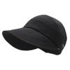 Korea Women Sun Hats UV Protection Beach Visor Caps Fashion Summer Ponytail Caps  Wicking