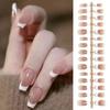 10Pcs Simple Detachable False Nails Handmade False Nails Full Cover Fake Nails Tips Wearable Press On Nail Tips