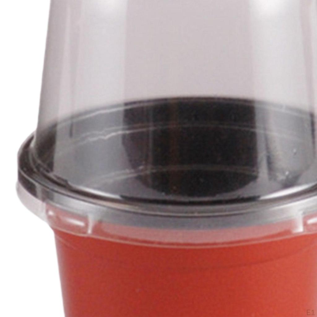 10 шт. детские горшки для растений, контейнеры для посадки, чашки, прочный горшок, легкий, мягкий, прозрачный