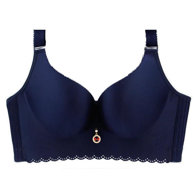 Женщины плюс размер бюстгальтеры пуш-ап DE без косточек без косточек тонкое сексуальное нижнее белье женское белье плюс размер бюстгальтер пуш-ап для женщин