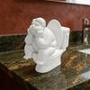 3D Printed Bathroom Thinker Statue Cute Desktop Small Ornament  Bathroom Decor