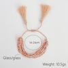 Fashion Simple Trend Europe and the United States Hot Beaded Miyuki Hand-woven Bohemian Fringe Bracelet