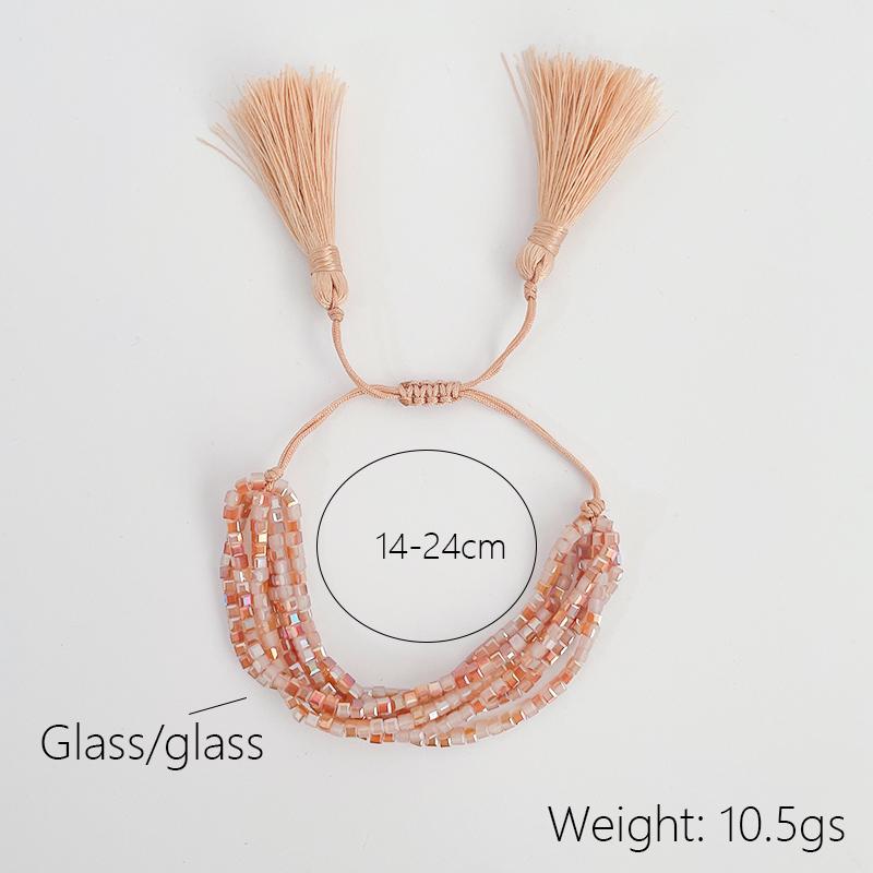 Fashion Simple Trend Europe and the United States Hot Beaded Miyuki Hand-woven Bohemian Fringe Bracelet