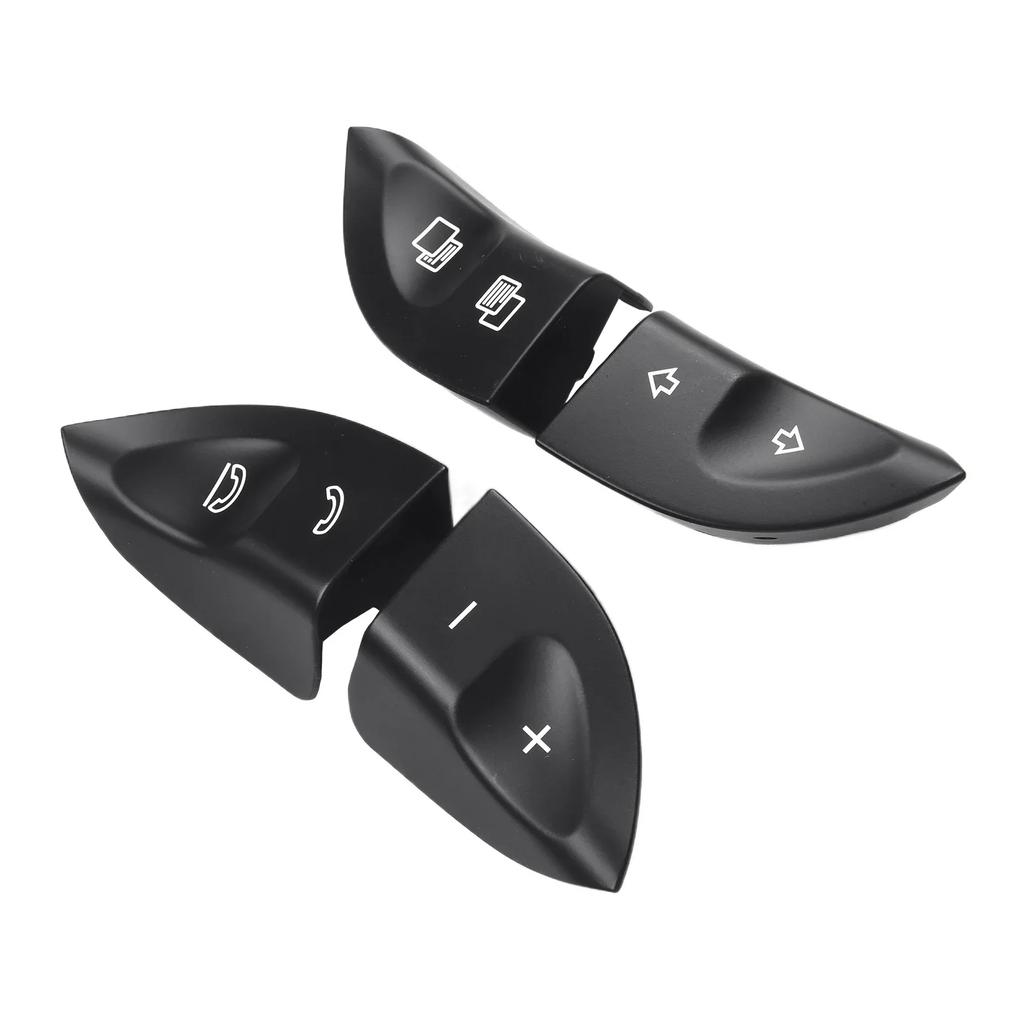 01 Крышка переключателя кнопки управления на рулевом колесе для Mercedes W220 W215, черная кнопка управления аудиосистемой, переключатель круиз-контроля