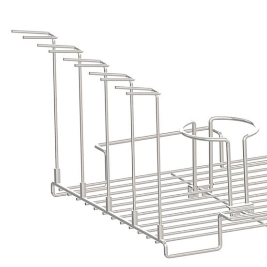 Держатель для курицы из пивной банки из нержавеющей стали для гриля Подставка 4-в-1 с 10 отделениями для куриных крыльев/подставки для ног/шашлыков для барбекю для вечеринок на открытом воздухе