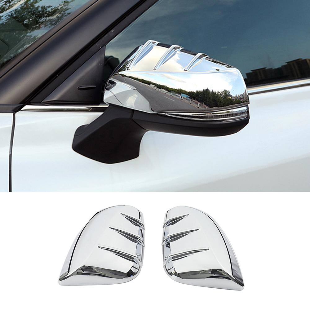 Для Toyota Sienna 2024 2024 карбоновое цветное боковое зеркало заднего вида с хромированной отделкой, внешняя наклейка для изменения цвета