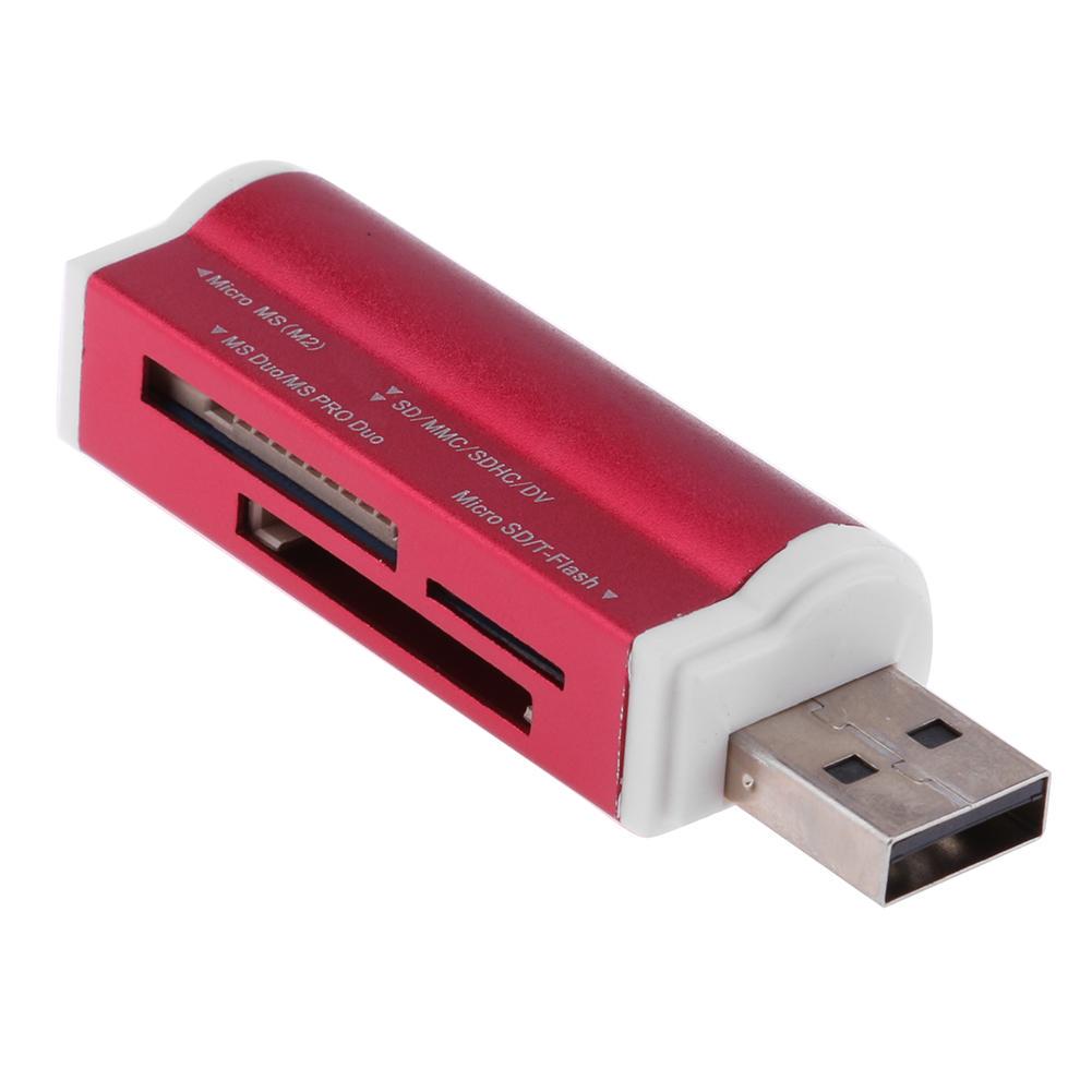 Устройство чтения карт памяти USB2.0 4 в 1 для карт памяти SD/SDHC/Mini SD/MMC/TF/MS A#S