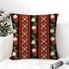 Snowflakeshaped treelike striped pattern Pillow Case linen pillow case sofa home decor cushion cover cushion cove
