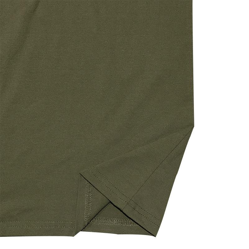 Мужская повседневная свободная футболка-henley с коротким рукавом и цветовыми блоками
