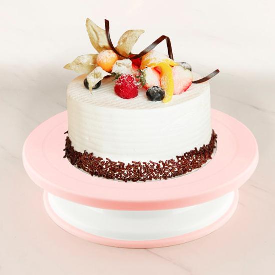 Подставка для торта 11 дюймов вращающийся поворотный стол для торта плавное вращение на 360 градусов подставка для украшения торта практичный инструмент для выпечки кексов печенья маффинов