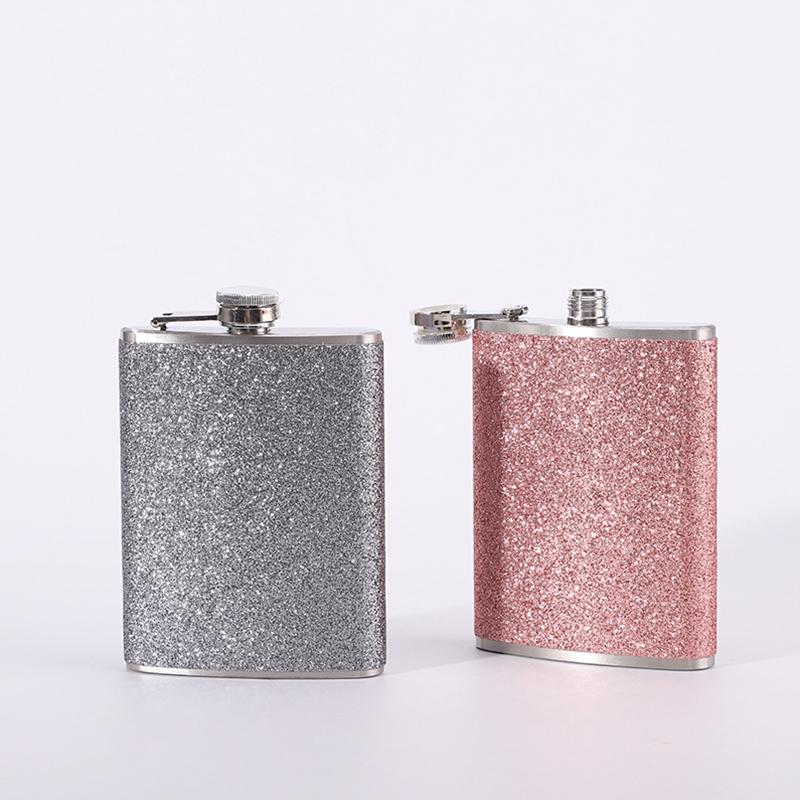 1 шт. бутылка для вина, высококачественный подарок, индивидуальный многоцветный портативный горшок для вина из нержавеющей стали, блестящий шикарный аксессуар для отдыха на открытом воздухе