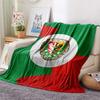 KS Cracovia  Print Flannel Blanket, High quality Comfortable for All Seasons, Home Decor, Warmth and Comfort