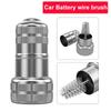 Щетки для защиты от коррозии Автомобильный аккумулятор Проволочная щетка Очиститель кабеля для клемм аккумулятора Очиститель для клемм аккумулятора