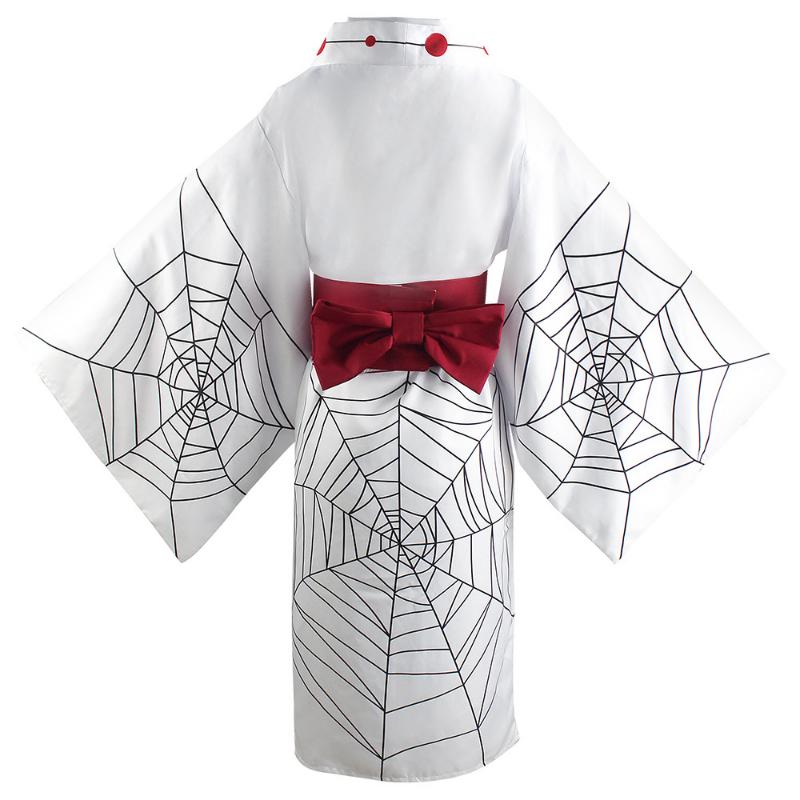New Anime Demon Slayer Kimetsu No Yaiba Spider Oni Ayaki Rui Cosplay Unisex Kimono Full Set Halloween Carnival Costumes
