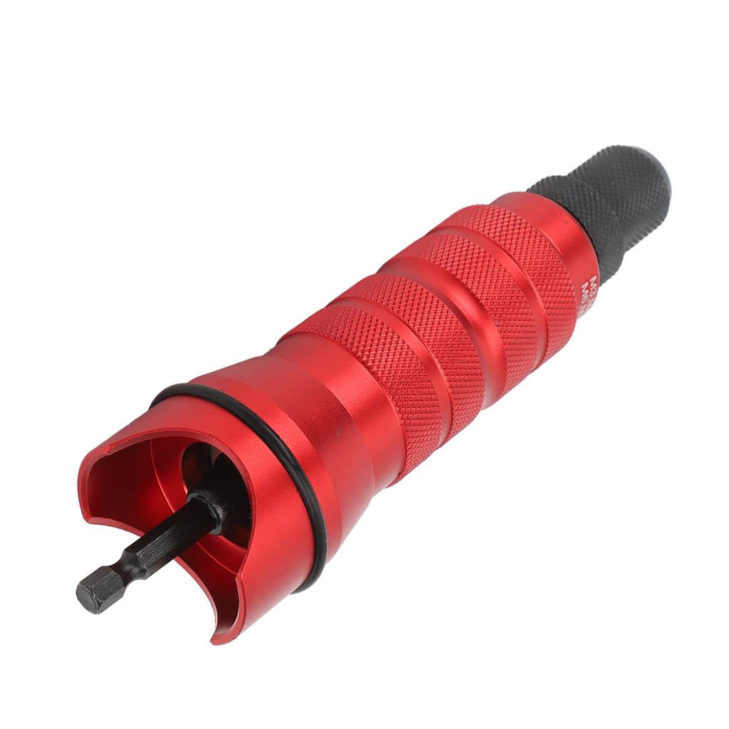 Rivet Nut Drill Adapter Kit Electric Rivet Drill Adapter Kit 2.4mm?6.4mm 6 Interchangeable Rivet
