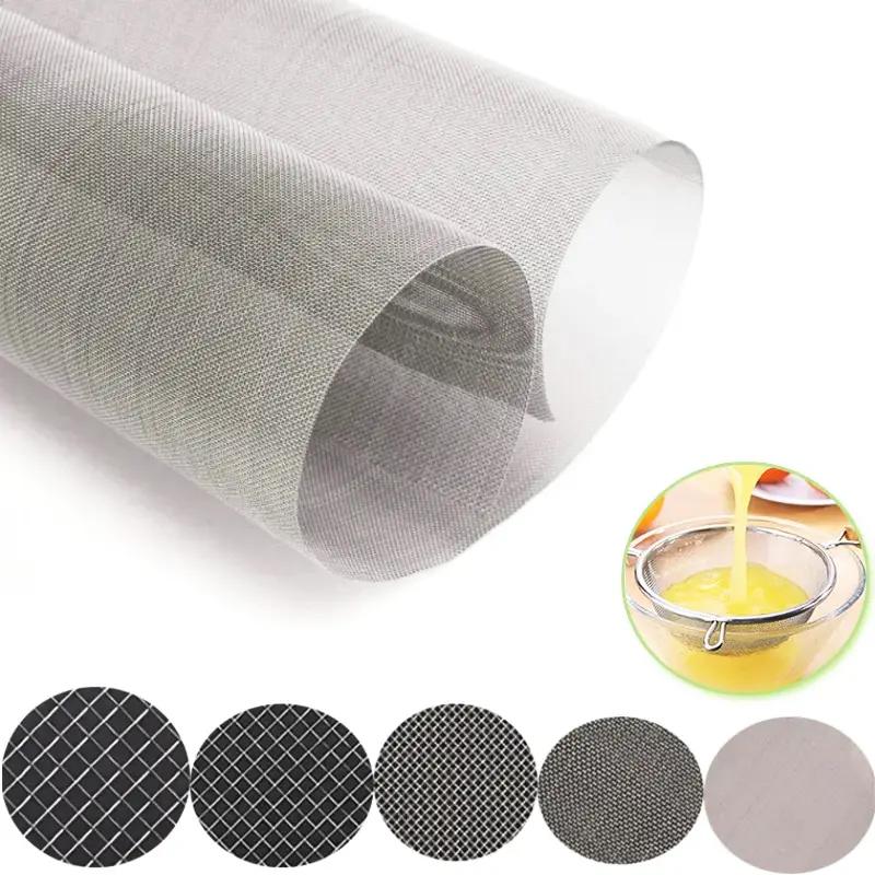 1PC Grid Mesh Sheet Repairing Stainless Steel Durable Mesh Filter Screen DIY Mesh Screen For Straining Multiple Options Available