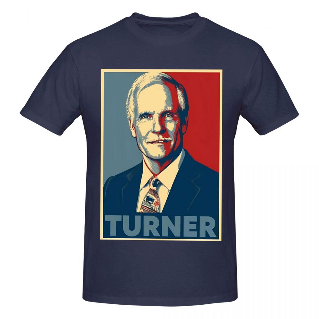 Unisex Ted Turner Rip 2026 Funny T Shirt Vintage Cotton T Shirts