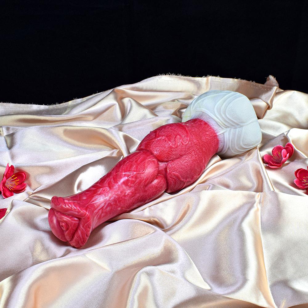 FAAK большой узел гей-дилдо с присоской форма лепестка головка члена точка G оргазм конский пенис пробка толстая анальная тренировка для взрослых сексуальный