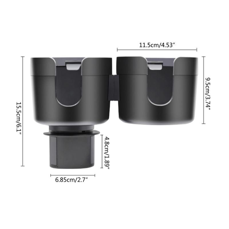 2In1 Vehicle-mounted Non-Slip Cup Holder Car Cup Holder Multifunction DualHouder