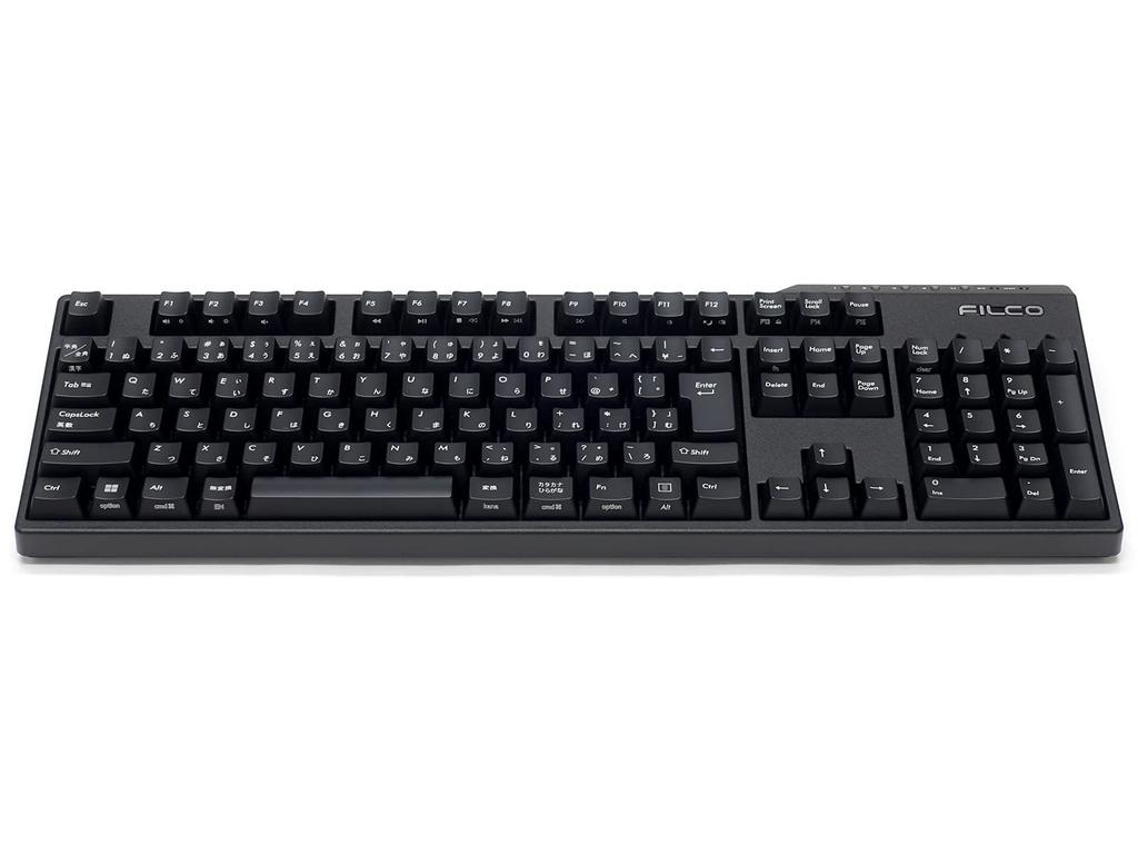FILCO Majestouch Convertible3 Full Size 108 Keys Japanese Layout Kana Compatible with Both Bluetooth USB CHERRY MX Brown Axis with 3 Red Key Locks