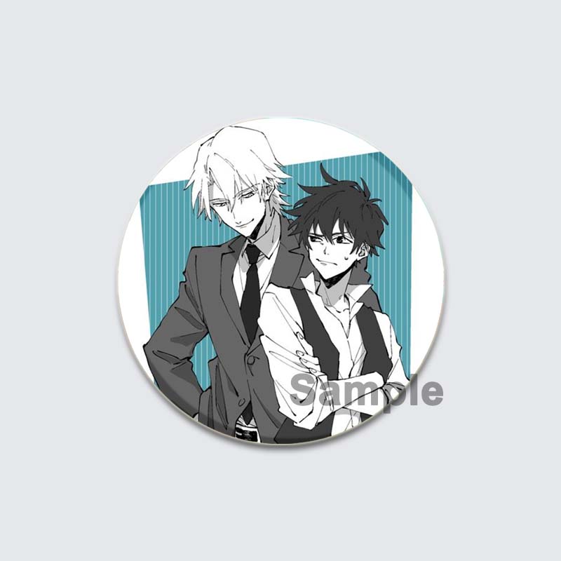 32/44/58mm Great Pretender Pin Round Cartoon Funny Snap-in Brooches for Backpack Cothes Accessories Anime Collection Badge Hat Decoration