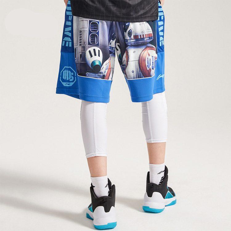 Повседневные шорты Li Ning мужские синие средние AAPQ241-4
